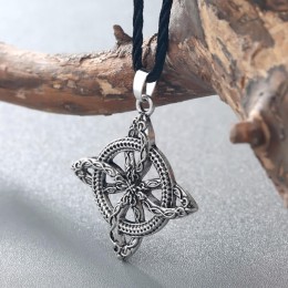 CHENGXUN Viking Wolf z węzeł celtycki antyczny wisiorek religijny naszyjnik mężczyźni moda męska Punk Cool Boys Collier