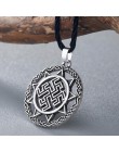 CHENGXUN Viking Wolf z węzeł celtycki antyczny wisiorek religijny naszyjnik mężczyźni moda męska Punk Cool Boys Collier