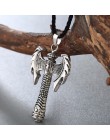 CHENGXUN Viking Wolf z węzeł celtycki antyczny wisiorek religijny naszyjnik mężczyźni moda męska Punk Cool Boys Collier