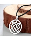 CHENGXUN Viking Wolf z węzeł celtycki antyczny wisiorek religijny naszyjnik mężczyźni moda męska Punk Cool Boys Collier