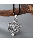 CHENGXUN Viking Wolf z węzeł celtycki antyczny wisiorek religijny naszyjnik mężczyźni moda męska Punk Cool Boys Collier
