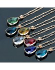 XINYAO 12 kolorów Birthstone naturalny kamień naszyjnik Druzy kwarcowy klejnot kamień kryształ Diy naszyjnik charms kobiety indy