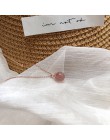 Nowa biżuteria naszyjnik kobiety naturalna truskawka kryształ wisiorek z różowego złota łańcucha, aby pokazać pani urocze młodzi