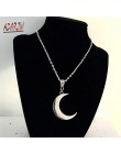 Półksiężyc naszyjnik mystic gotycka biżuteria księżycowa czarownica celtic Pagan Wiccan luna faza księżyca wiedźmin bogini moda 