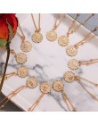 12 konstelacje monety wisiorki naszyjnik złoty znak zodiaku baran Leo naszyjnik kobiety biżuteria dwanaście horoskop naszyjnik n