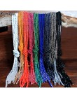 Yumfeel Brand New Crystal Tassel naszyjnik Handmade 9 kolory szlane koraliki długi naszyjnik łańcuch biżuteria moda 3 sztuk/zest