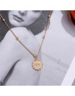 12 konstelacje monety wisiorki naszyjnik złoty znak zodiaku baran Leo naszyjnik kobiety biżuteria dwanaście horoskop naszyjnik n