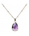 XINYAO 12 kolorów Birthstone naturalny kamień naszyjnik Druzy kwarcowy klejnot kamień kryształ Diy naszyjnik charms kobiety indy