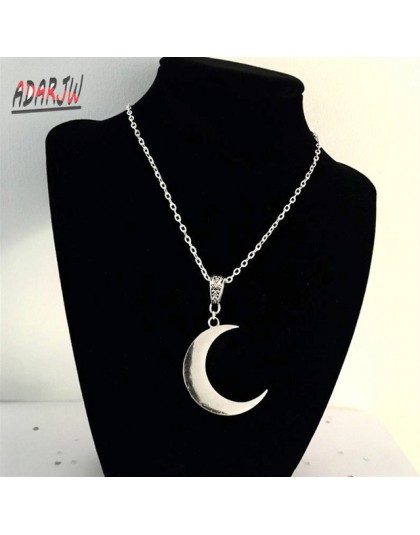 Półksiężyc naszyjnik mystic gotycka biżuteria księżycowa czarownica celtic Pagan Wiccan luna faza księżyca wiedźmin bogini moda 