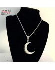 Półksiężyc naszyjnik mystic gotycka biżuteria księżycowa czarownica celtic Pagan Wiccan luna faza księżyca wiedźmin bogini moda 