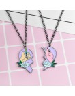 Nowa biżuteria najlepszy przyjaciel naszyjnik najlepszy papieros i lżejsze serce Puzzle naszyjnik BFF biżuteria naszyjnik BFF