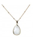 XINYAO 12 kolorów Birthstone naturalny kamień naszyjnik Druzy kwarcowy klejnot kamień kryształ Diy naszyjnik charms kobiety indy