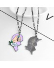 Nowa biżuteria najlepszy przyjaciel naszyjnik najlepszy papieros i lżejsze serce Puzzle naszyjnik BFF biżuteria naszyjnik BFF