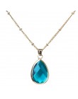 XINYAO 12 kolorów Birthstone naturalny kamień naszyjnik Druzy kwarcowy klejnot kamień kryształ Diy naszyjnik charms kobiety indy