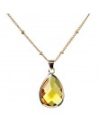 XINYAO 12 kolorów Birthstone naturalny kamień naszyjnik Druzy kwarcowy klejnot kamień kryształ Diy naszyjnik charms kobiety indy