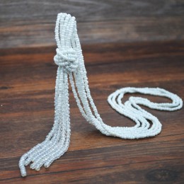 Yumfeel Brand New Crystal Tassel naszyjnik Handmade 9 kolory szlane koraliki długi naszyjnik łańcuch biżuteria moda 3 sztuk/zest