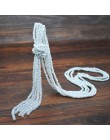 Yumfeel Brand New Crystal Tassel naszyjnik Handmade 9 kolory szlane koraliki długi naszyjnik łańcuch biżuteria moda 3 sztuk/zest