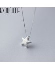 RYOUCUTE 100% prawdziwa czysta 925 Sterling Silver biżuteria Boho długi łańcuch peeling gwiazda Choker naszyjniki dla kobiet pre