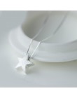 RYOUCUTE 100% prawdziwa czysta 925 Sterling Silver biżuteria Boho długi łańcuch peeling gwiazda Choker naszyjniki dla kobiet pre