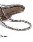Prawdziwe srebro 925 Sterling Silver mężczyźni kobiety retro tajski srebrny kukurydza naszyjnik S925 czyste srebro okrągły naszy