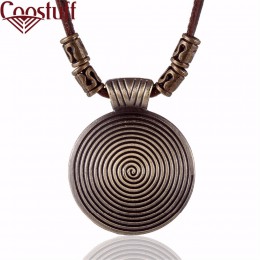 Nowe Chokers Vintage kobiety biżuteria choker naszyjnik colar długi skórzany komunikat naszyjnik kobieta collier kolye collares