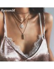RscvonM krzyż Virgin Chain krzyż ze stopu metalowy pręt 4 warstwy wisiorek naszyjniki czeski biżuteria bogini katolicki Choker n