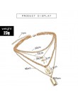 RscvonM krzyż Virgin Chain krzyż ze stopu metalowy pręt 4 warstwy wisiorek naszyjniki czeski biżuteria bogini katolicki Choker n
