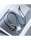 Kobiece prezenty biżuteria dla kobiet na szyi z dekoracyjnym łańcuchem biżuteria Choker Blade wisiorek modne naszyjniki 2019 Bes