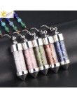 CSJA New Arrival 7 butelka życzeń Chakra wahadło Reiki naturalny Chip kamień naszyjnik dla kobiet mężczyzn wróżby Amulet F976