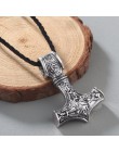 Wisior w kształcie młota Thora kruków wilków symboli nordyckich damski męski uniwersalny unisex