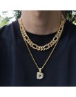 UWIN niestandardowe bańki litery wisiorek z imieniem Iced out złoto srebro RoseGold Rhinestone naszyjniki Hip Hop biżuteria prez