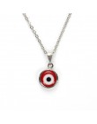 Lucky Eye kolorowy wisiorek oko proroka Choker naszyjnik żywica wisiorek do naszyjnika biżuteria dla kobiet mężczyzn Hand Made E