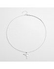 Sexy fashion Box chain naszyjnik ze stopu karabin maszynowy naszyjnik prezent