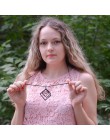 Naszyjniki wisiorki dla kobiet biżuteria długa lina brązowe łańcuszki Choker w stylu Vintage brąz urokliwy stop zawieszka biżute