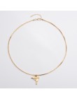 Sexy fashion Box chain naszyjnik ze stopu karabin maszynowy naszyjnik prezent