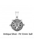 1pc Hollow Cage pudełko w kształcie kuli miedzi korona sowa Essetial Oil dyfuzor naszyjnik medalion dreamcatcher wisiorki dla DI