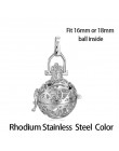 1pc Hollow Cage pudełko w kształcie kuli miedzi korona sowa Essetial Oil dyfuzor naszyjnik medalion dreamcatcher wisiorki dla DI