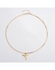 Sexy fashion Box chain naszyjnik ze stopu karabin maszynowy naszyjnik prezent