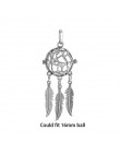 1pc Hollow Cage pudełko w kształcie kuli miedzi korona sowa Essetial Oil dyfuzor naszyjnik medalion dreamcatcher wisiorki dla DI