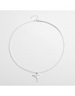 Sexy fashion Box chain naszyjnik ze stopu karabin maszynowy naszyjnik prezent