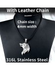Beier stal nierdzewna 316L dropshipping gorący bubel viking wilk mężczyźni naszyjnik celt głowa wilka wisiorek biżuteria LP302