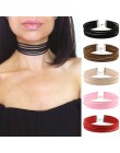 Moda prosta konstrukcja PU skóra krótki naszyjnik charms kobiety Punk Style czarny czerwony komunikat Choker naszyjnik biżuteria