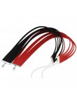 Moda prosta konstrukcja PU skóra krótki naszyjnik charms kobiety Punk Style czarny czerwony komunikat Choker naszyjnik biżuteria