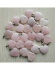 Hurtownie 50 sztuk/partia 2020 Assorted heart natural stone charms zawieszki do tworzenia biżuterii dobrej jakości 20mm darmowa 