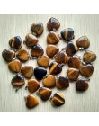 Hurtownie 50 sztuk/partia 2020 Assorted heart natural stone charms zawieszki do tworzenia biżuterii dobrej jakości 20mm darmowa 