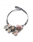 Dopasuj prawy naszyjniki kobiety oświadczenie/kwiat/Vintage/Lady/Choker naszyjniki dla kobiet szyi dekoracji Chocker SP567