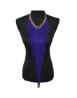 MANILAI styl boho Design kobiety moda urok biżuteria żywica koralik ręcznie długi Tassel komunikat Link choker łańcuszek naszyjn