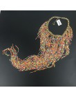 MANILAI styl boho Design kobiety moda urok biżuteria żywica koralik ręcznie długi Tassel komunikat Link choker łańcuszek naszyjn