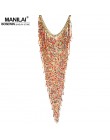 MANILAI styl boho Design kobiety moda urok biżuteria żywica koralik ręcznie długi Tassel komunikat Link choker łańcuszek naszyjn