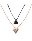 DIEZI Vintage Bohemia Big Heart Choker naszyjniki dla kobiet 2019 nowa ozdobna obroża naszyjniki wisiorek wesele prezenty
